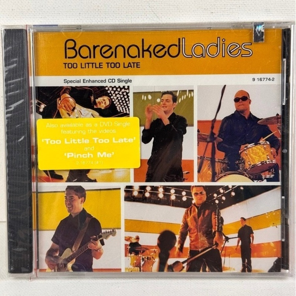 Barenaked Ladies Too Little Too‎ Late Special Enhanced CD Single - Sealed New